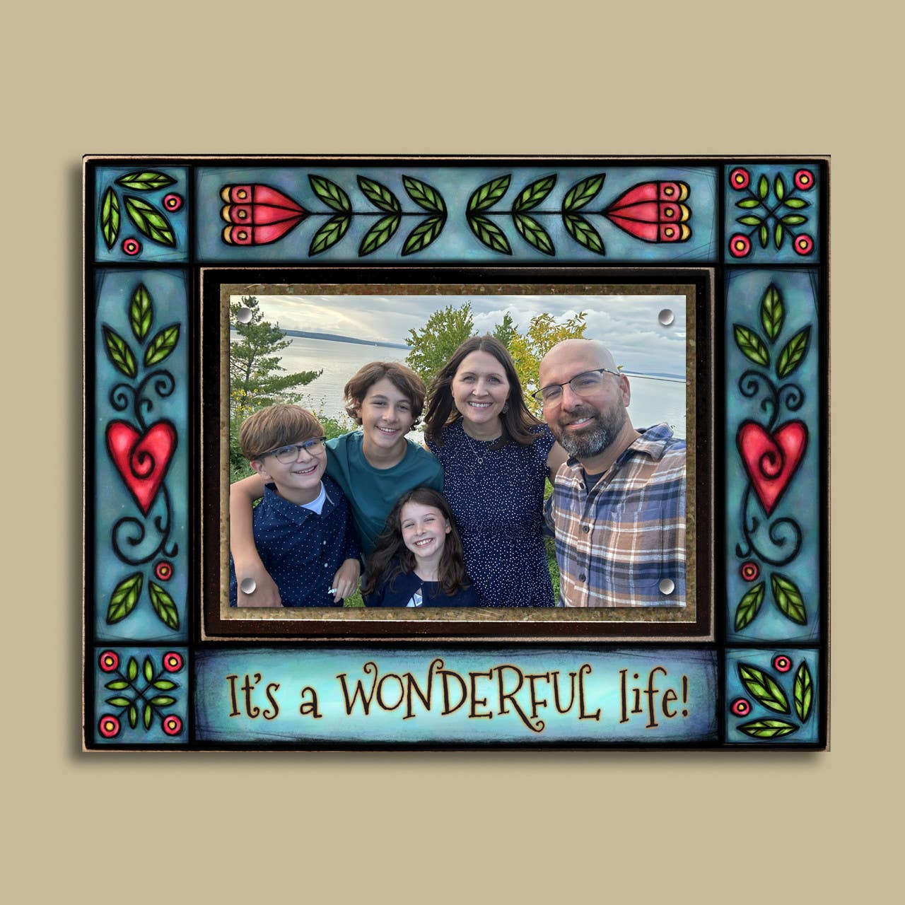 Wonderful Life Wood Quote Picture Frame
