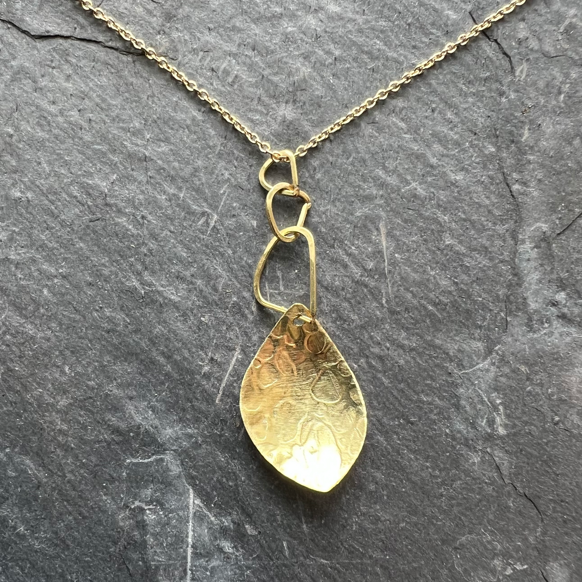 Ethereal Bloom 18K Gold Necklace by Garden of Silver www.gardenofsilver.com
