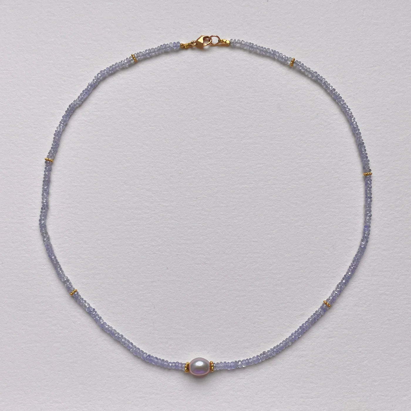 Freya Necklace - Pink Sapphires by Kim Larsen