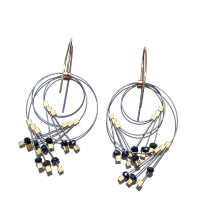 Vertigo Hook Earrings by Meghan Patrice Riley