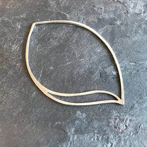 Sterling silver Leafbud Bracelet by Garden of Silver handmade artisan jewelry in Westhampton Beach, New York.