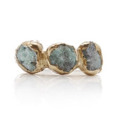 Mosaic Triple Ring by Emilie Shapiro available at Garden of Silver in Westhampton Beach, New York.