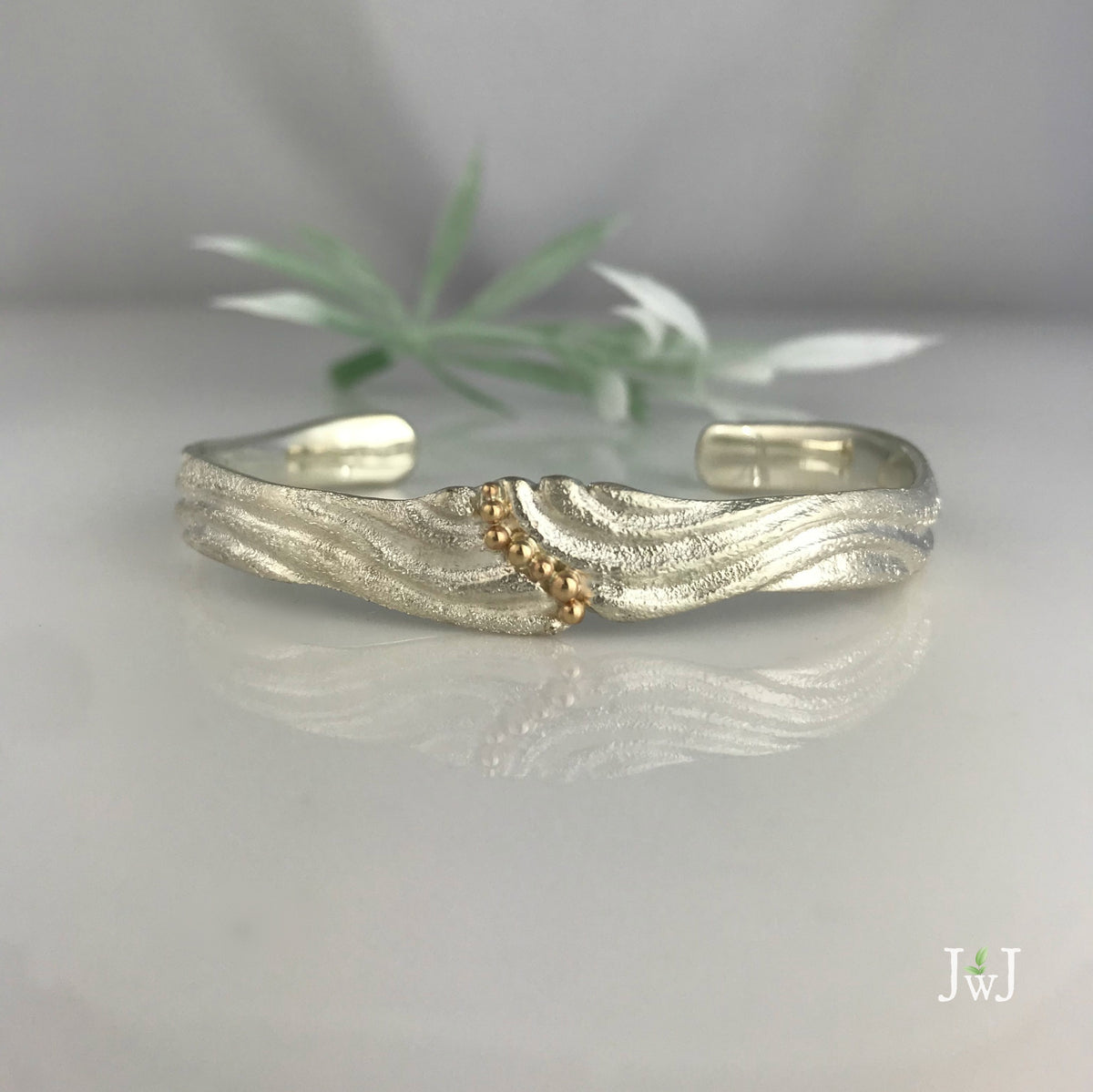 Pebbles Cuff by Jeanette Walker at Garden of Silver in Westhampton Beach, New York. www.gardenofsilver.com