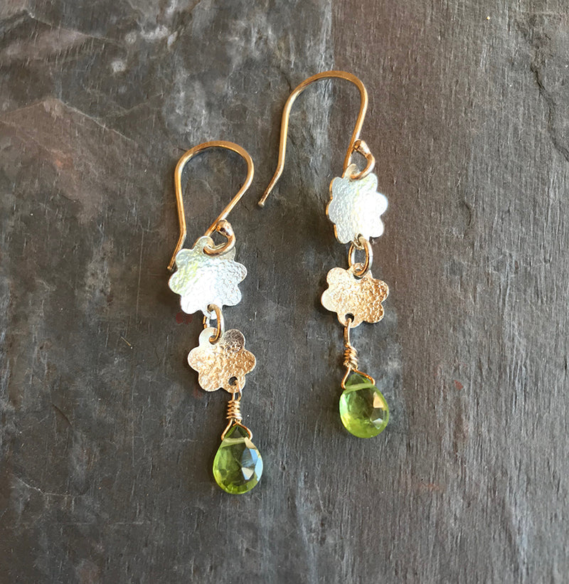Peridot Blossoms Earrings