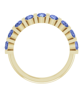 Tanzanite Dream 14K Gold Ring by Garden of Silver. www.gardenosilver.com