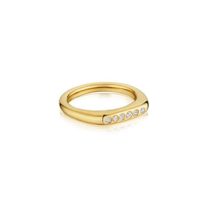 22K Gold and Diamonds ring by Jane Bartel at Garden of Silver in Westhampton Beach, New York, Hamptons
